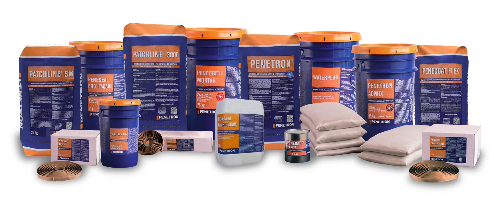 Penetron — Sistema cristalino